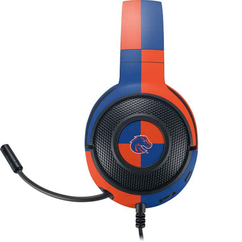 Boise State University Broncos Checkered Razer Kraken X Skin